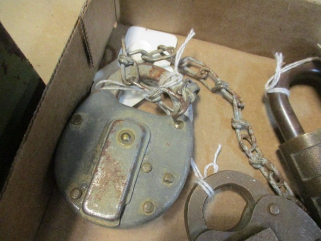 Six Vintage Padlocks - 7