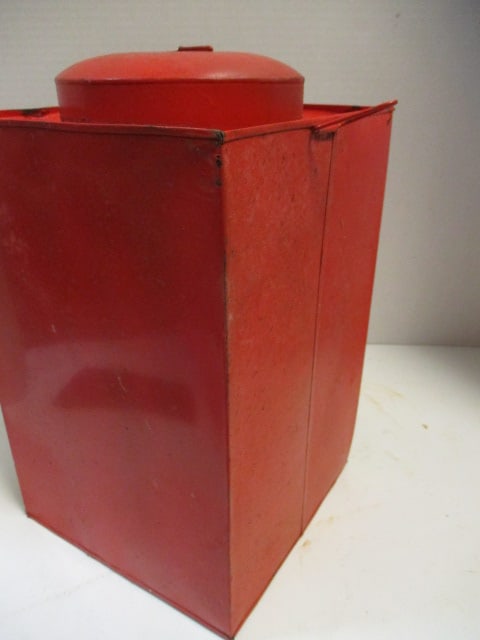 Painted Red "1 Cent Candy" General Store Countertop Tin - 3