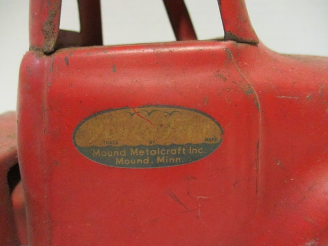 Vintage Mound Metalcraft, Inc. Pressed Steel Toy Truck Cab - 6
