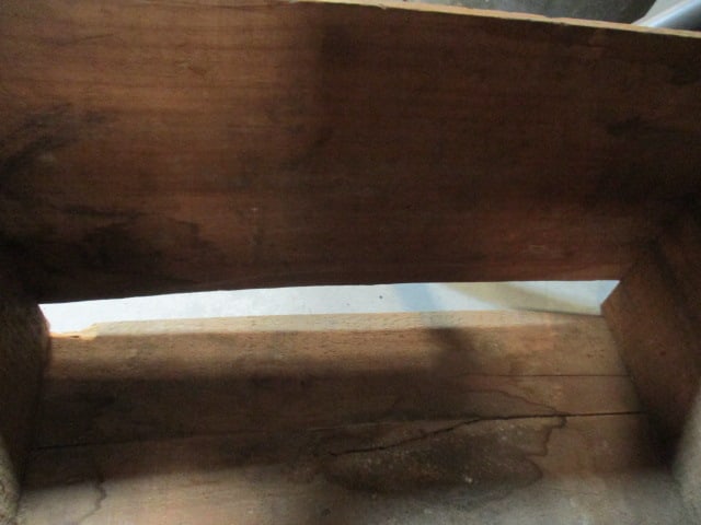 Old Rustic Wooden Crate and Two Wood Picture Frames - 4