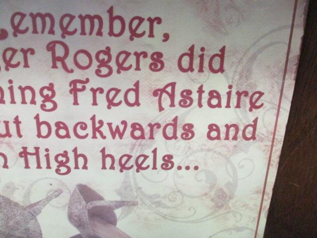 Metal Ginger Rogers/Fred Astaire Wall Art - 3