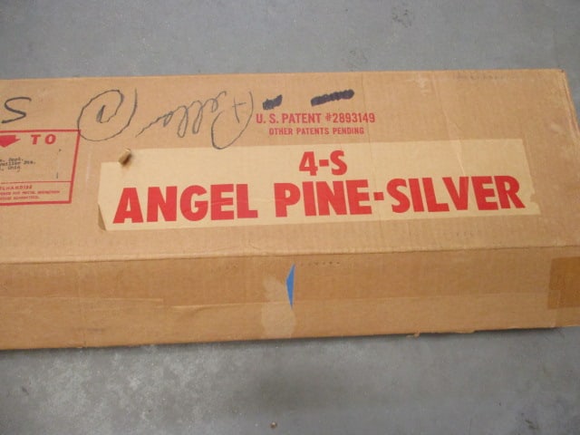 Angel Pine Silver Aluminum Christmas Tree - 2