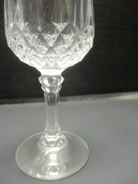 Crystal Diamant Cut Geometric Stemware 4 1/2" - 5