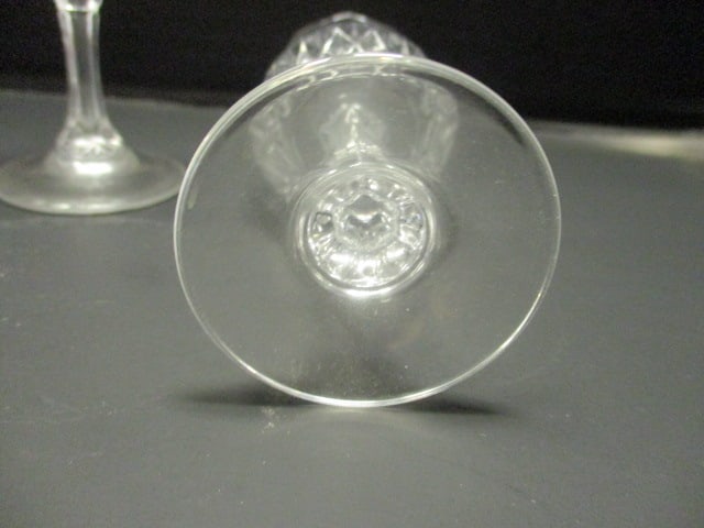 Crystal Diamant Cut Geometric Stemware 4 1/2" - 6