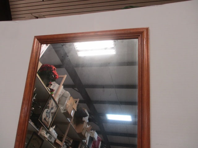 Wood Framed Wall Mirror - 2