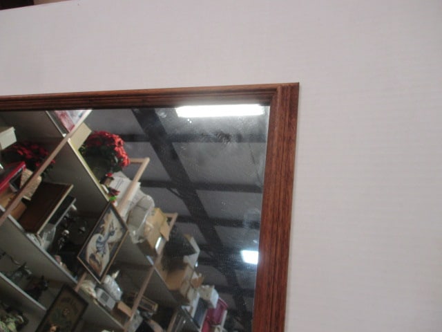 Wood Framed Wall Mirror - 2