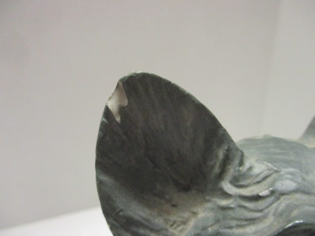 Resin 'Scottie' Dog Gray Sculpture - 3