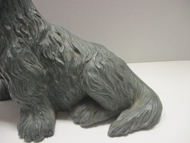Resin 'Scottie' Dog Gray Sculpture - 4