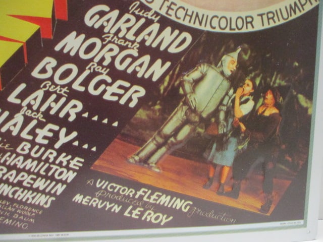 Wizard of Oz Metal Tin Litho Sign - 4