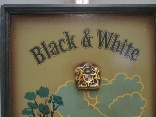 Choice Old Scotch Whiskey Vtg. 3D Wood Adv. Sign - 2