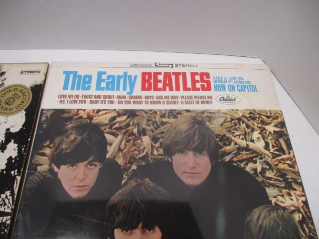 LP Music Albums-The Early Beatles & Led Zeppelin (2) - 2