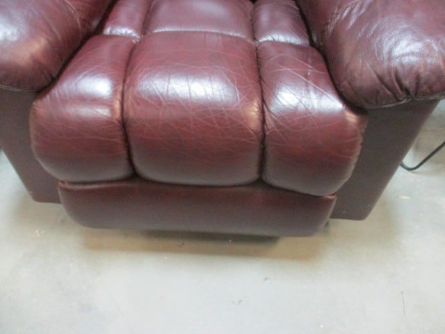 Burgandy Lazyboy Manual Recliner - 4
