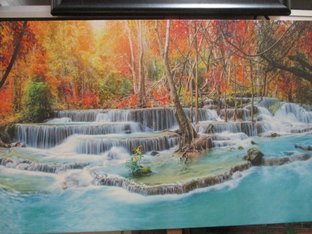 Waterfall Wrapped Canvas Wall Art - 3