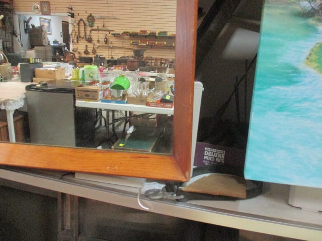 Wood Framed Wall Mirror - 3