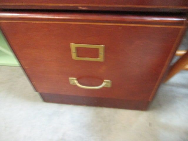 Wood 2 Drawer File Cabinet - 6