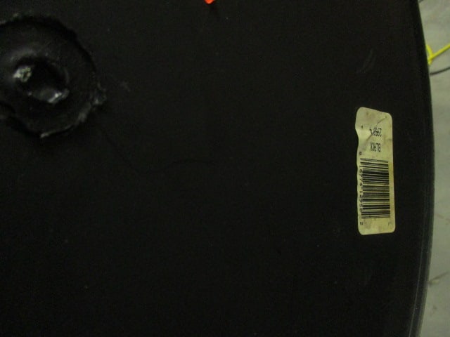 Flip Top Plastic Black Waste Receptacle - 4