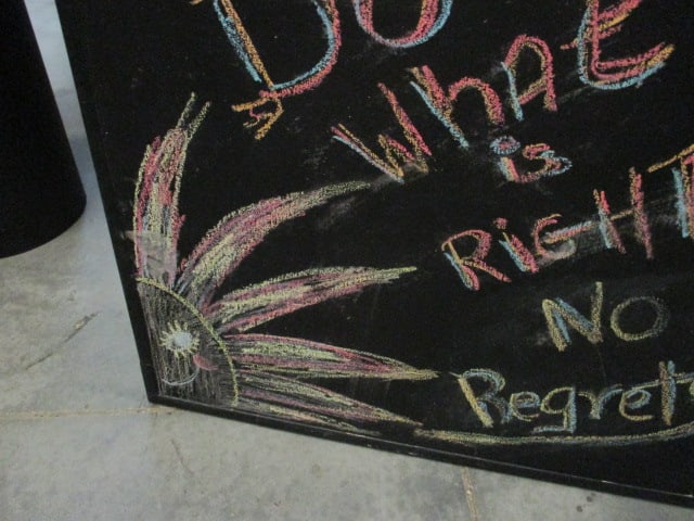 Framed Chalk Board - 4