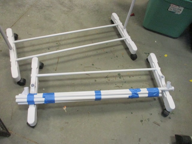 2 Rolling Adjustable Height Portable Clothes Racks - 4