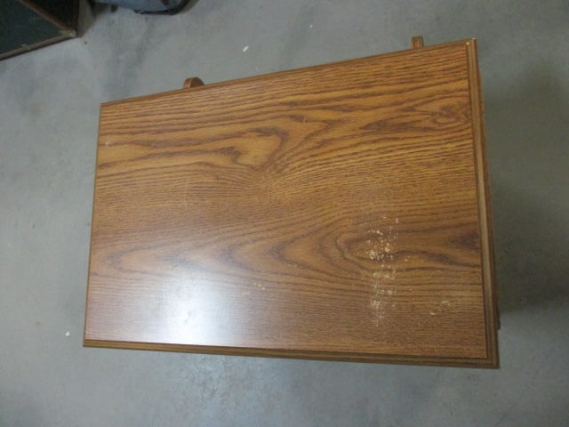 1 Door Magazine Rack Side Table - 2