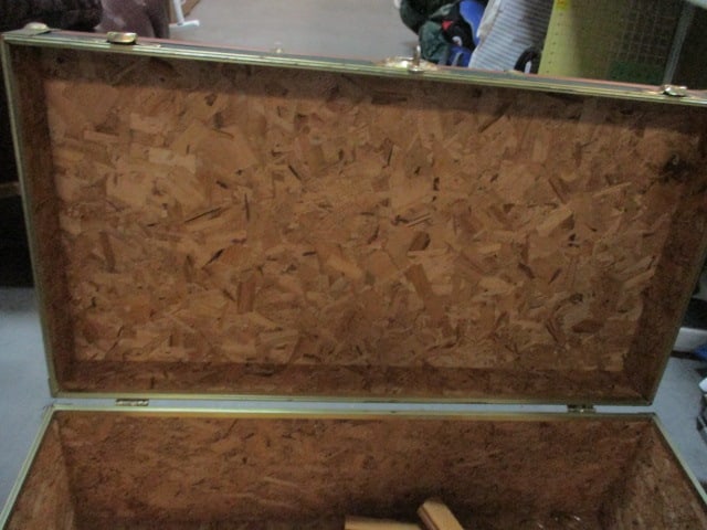 Green Storage Trunk w/Brasstone Hardware - 8