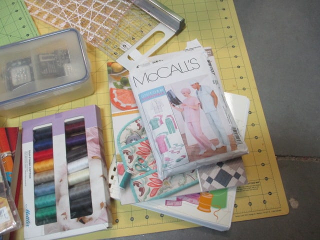 Fiskars Cutting Board & Misc. Craft Items in Box - 4
