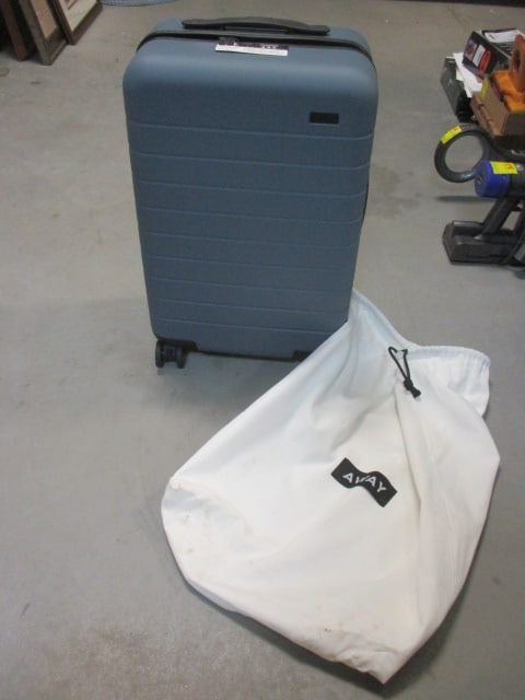 Away Hardside Carry On Suitcase w/White Dust Bag: .