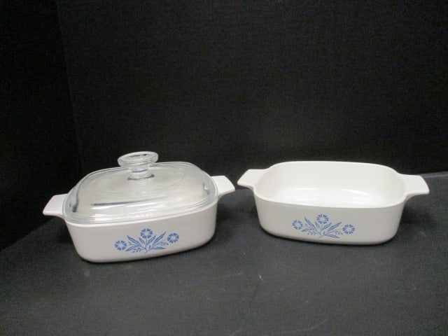 Corning Ware Cornflower Blue Casserole Dishes (Lot of 5) - 7