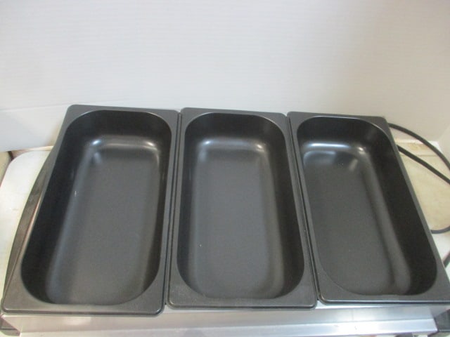 3 Compartment Buffet Server (24 x 14) - 3