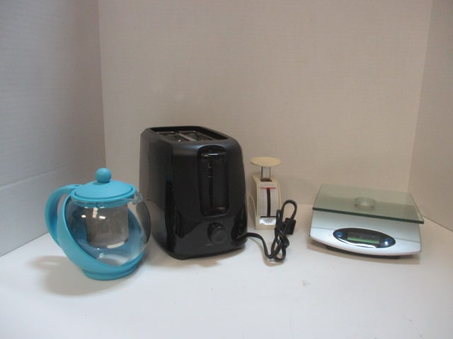 Electric 2 Slice Toaster, Food Scale, etc.: see all pictures