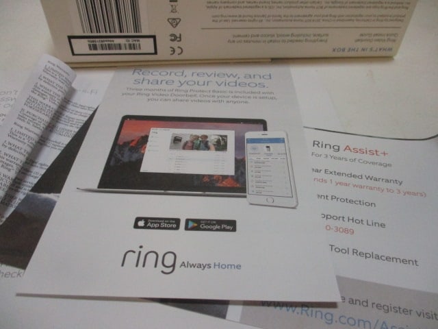 Ring Video Doorbell in Box - 5