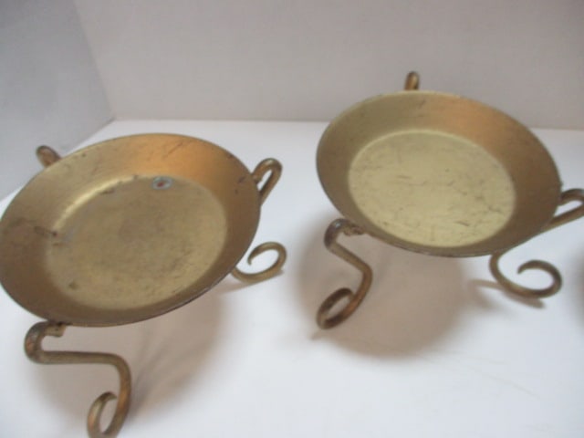 Brass Candleholders (Lot of 5) - 3