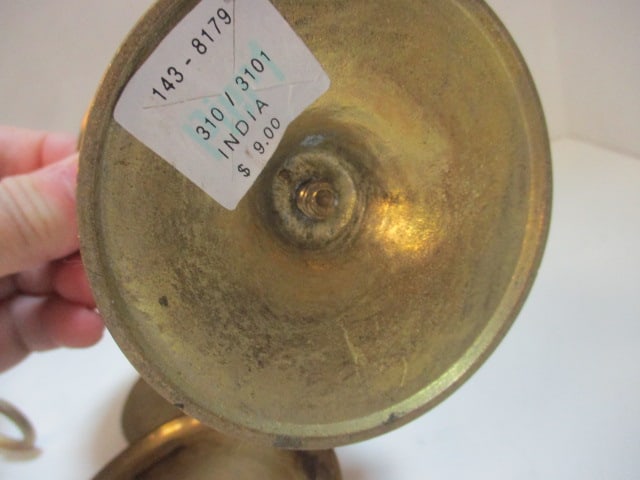 Brass Candleholders (Lot of 5) - 6