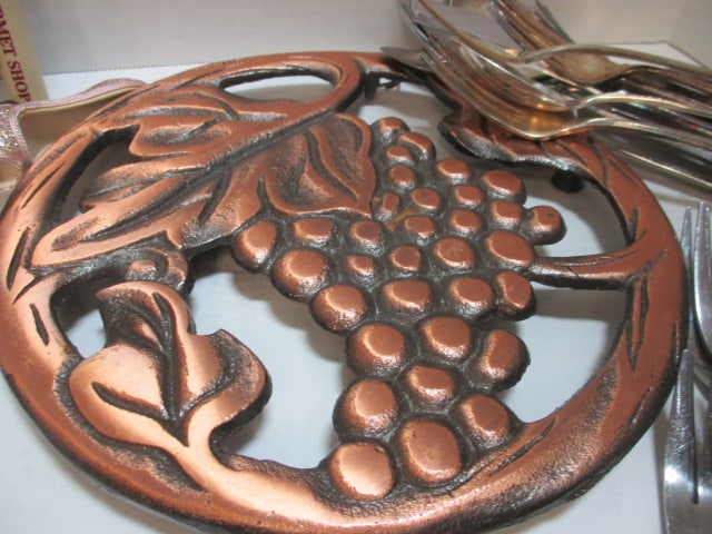 Brass Trivets, Misc. Flatware - 5