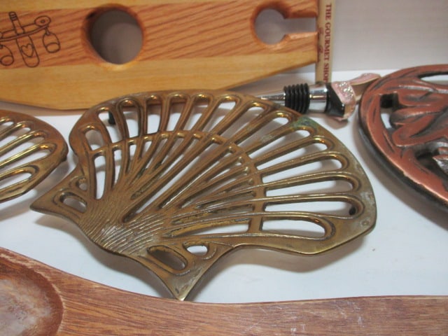 Brass Trivets, Misc. Flatware - 9