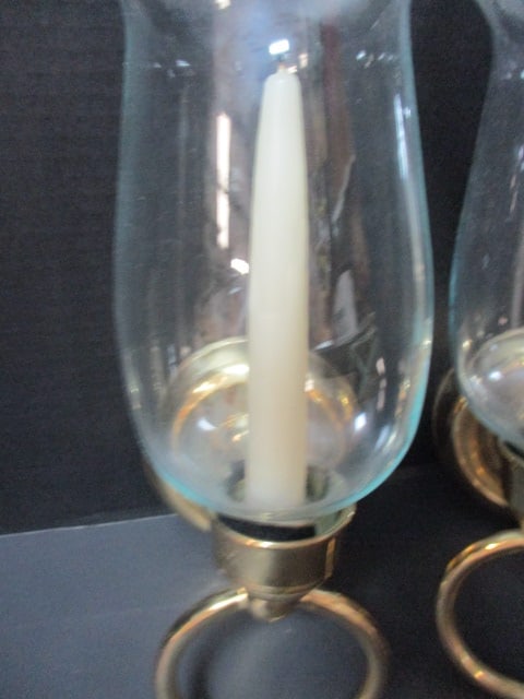 Brass Candle Holder Wall Sconces - 3