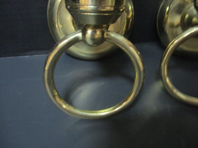 Brass Candle Holder Wall Sconces - 4