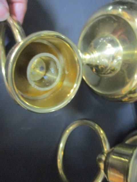 Brass Candle Holder Wall Sconces - 5