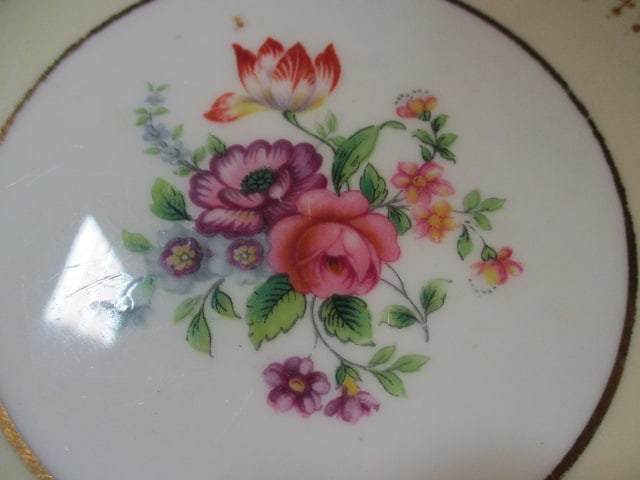Aynsley Hatfield Cobalt Blue China Plates (Lot of 5) - 4