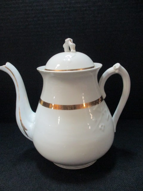 Haviland Limoges Porcelain Teapot & Sugar/Creamer Set - 6