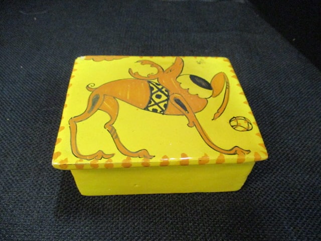 Cat, Teapot, Matchbox Holder, Trivets Grouping - 9
