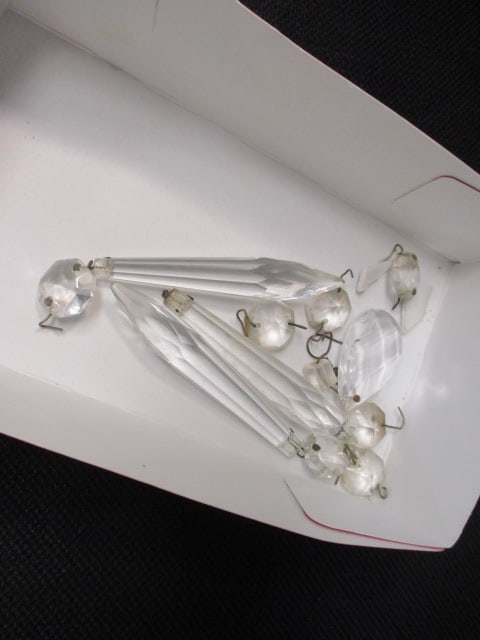Brass & White Marble Triple Candleabras (PR) - 2