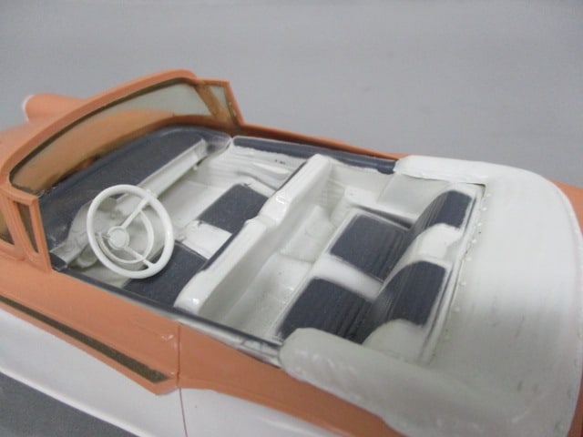 1957 Ford Fairlane 500 Skyliner Convertible Friction Dealer Promo - 3
