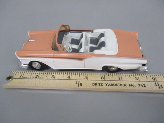 1957 Ford Fairlane 500 Skyliner Convertible Friction Dealer Promo - 9