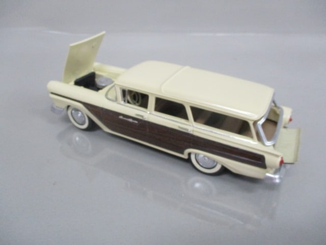Vintage Rare 1957 Ford Country Squire Station Wagon W/Wood Grain Sides - 4