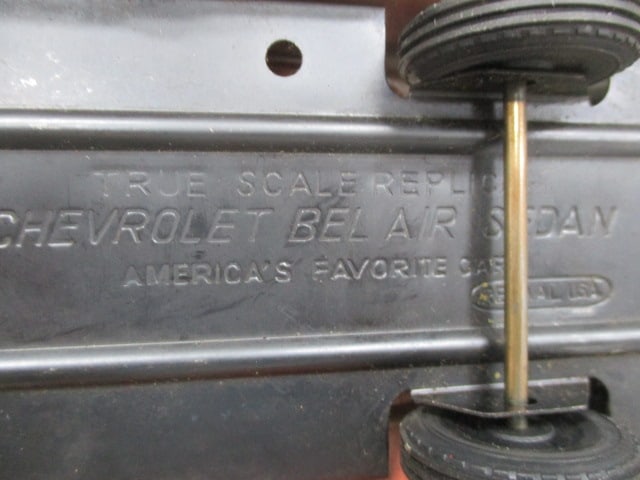 1950's Chevrolet Bel Air Cast Metal Friction Dealer Promo - 8