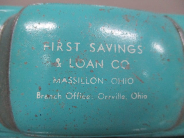 1950's Cadillac Cast Metal Dealer Promo Bank - 3