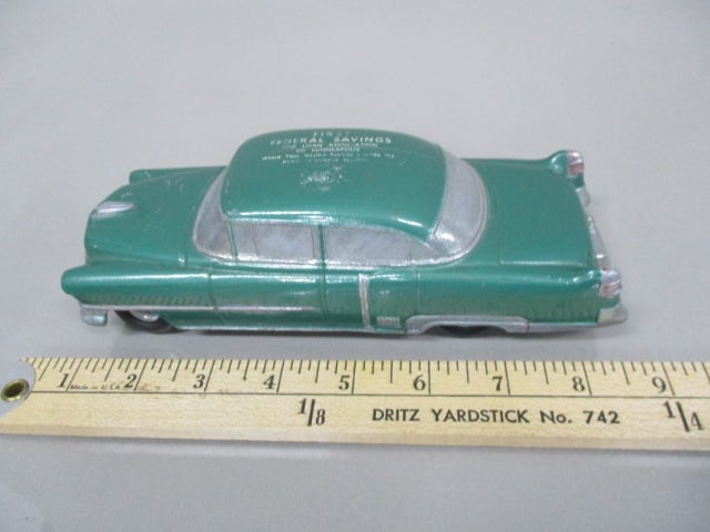 1950's Cadillac Cast Metal Dealer Promo Bank - 9