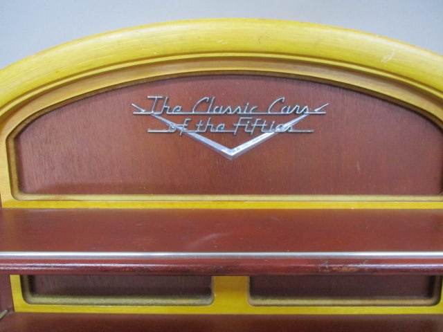 "Classic Cars Of The Fifties" Wood Wall Display Shelf - 2