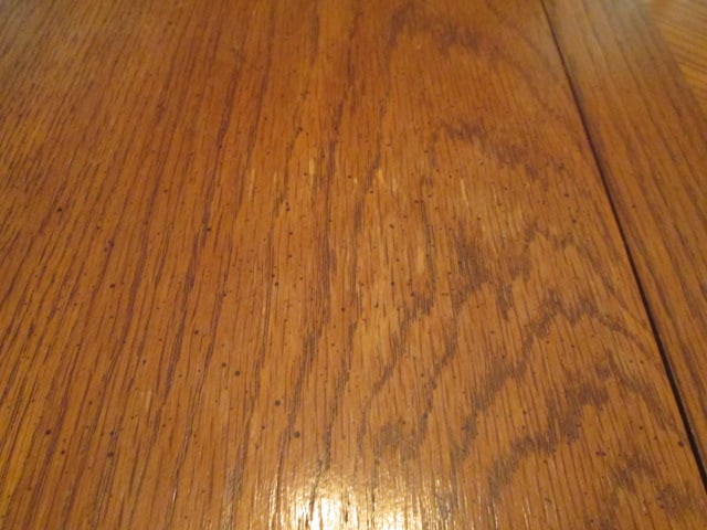 Royola Pacific Ltd. Oak Dining Table and Six Gingerbread Style Spindle Back Side Chairs - 6