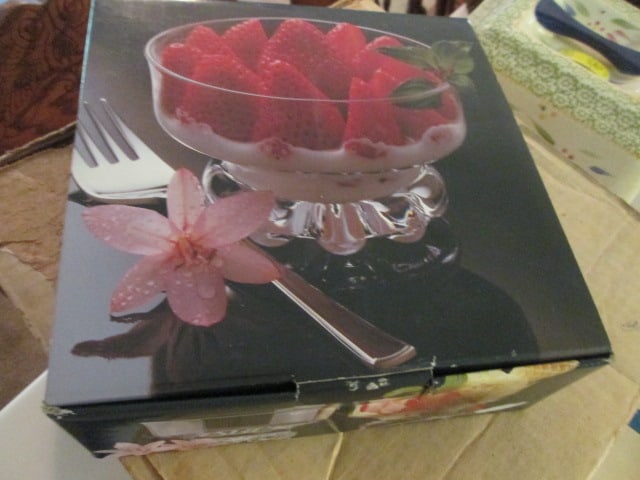 Anchor Hocking "Arlington" Punch Set in Original Box, Wexford Pattern Pedestal Bowl, - 10